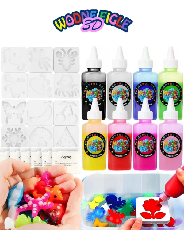 Wodne Figle 3D – Zestaw Do Tworzenia Żelowych Figurek