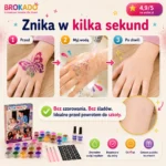 BROKADO – Zestaw Brokatowych Zmywalnych Tatuaży