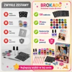 BROKADO – Zestaw Brokatowych Zmywalnych Tatuaży