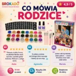 BROKADO – Zestaw Brokatowych Zmywalnych Tatuaży